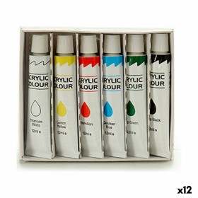 Painting set Multicolour Acrylic paint 12 ml (12 Units) by Pincello, Paints - Ref: S3624151, Price: 21,70 €, Discount: %