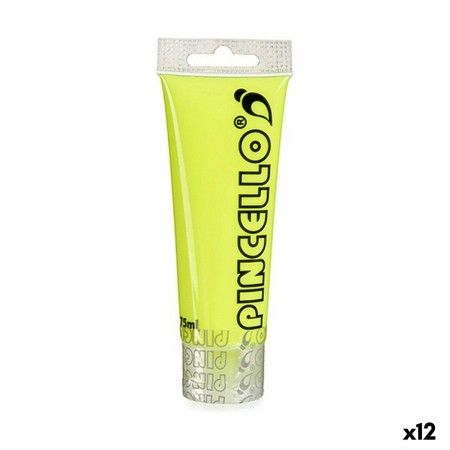 Vernice acrilica 75 ml Giallo (12 Unità) di Pincello, Colori - Rif: S3624165, Prezzo: 6,36 €, Sconto: %