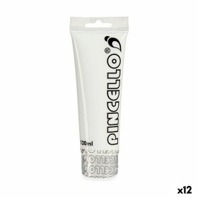 Tinta acrílica Branco 120 ml (12 Unidades) de Pincello, Tintas - Ref: S3624181, Preço: 9,44 €, Desconto: %