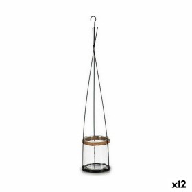 Bougeoir Alexandra House Living Doré verre Fer 26 x 33 x 26 cm | Tienda24 - Global Online Shop Tienda24.eu