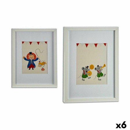 Bild Zirkus Bunt Holz 33 x 3 x 43 cm | Tienda24 - Global Online Shop Tienda24.eu