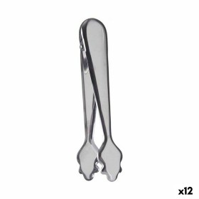 Pinces à glace 18,5 x 3,5 x 6 cm Argenté Acier inoxydable (12 Unités) de Kinvara, Bacs à glaçons et pinces - Réf : S3624356, ...