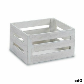 Boîte Décorative Blanc Bois 16 x 8 x 11 cm (60 Unités) de Gift Decor, Boîtes - Réf : S3624371, Prix : 74,54 €, Remise : %