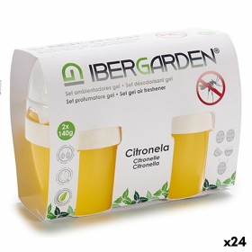 Set Deodorante per Ambienti Gel Citronella (24 Unità) di Ibergarden, Spray profumati per la stanza - Rif: S3624372, Prezzo: 2...