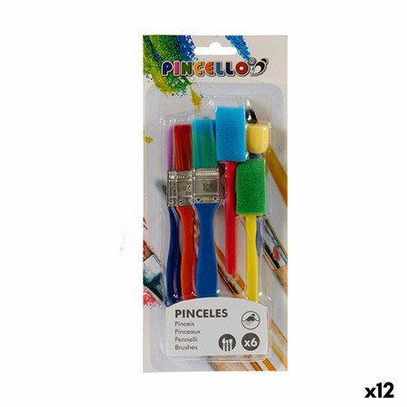 Pennelli Multicolore Set Spugna (12 Unità) di Pincello, Pennelli - Rif: S3624389, Prezzo: 32,20 €, Sconto: %