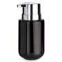 Soap Dispenser Black Silver Metal Ceramic 350 ml (6 Units) by Berilo, Stands and dispensers - Ref: S3624391, Price: 15,78 €, ...