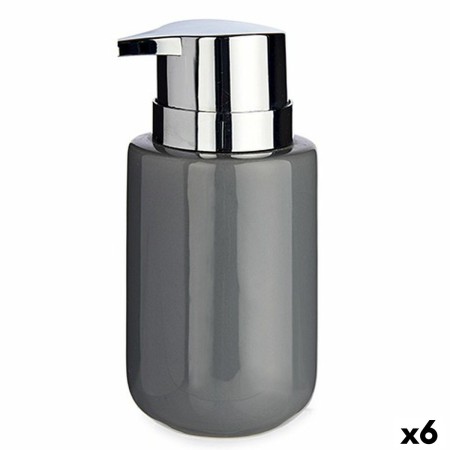 Dispensador de Jabón Gris Plateado Metal Cerámica 350 ml (6 Unidades) de Berilo, Soportes y dispensadores - Ref: S3624392, Pr...