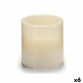 Candela LED Crema 7,5 x 7,5 x 7,5 cm (6 Unità) di Gift Decor, Candele a LED - Rif: S3624396, Prezzo: 12,51 €, Sconto: %