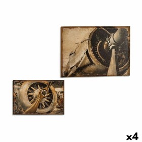 Tela Aereo 90 x 3 x 60 cm (4 Unità) di Gift Decor, Stampe e quadri su tela - Rif: S3624402, Prezzo: 51,79 €, Sconto: %