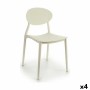 Dining Chair White Plastic 41 x 81 x 49 cm (4 Units) by Gift Decor, Dining Chairs - Ref: S3624417, Price: 75,58 €, Discount: %