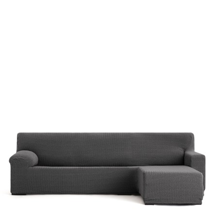 Capa para chaise longue de braço curto direito Eysa JAZ Cinzento escuro 120 x 120 x 360 cm de Eysa, Sofás - Ref: D1607141, Pr...