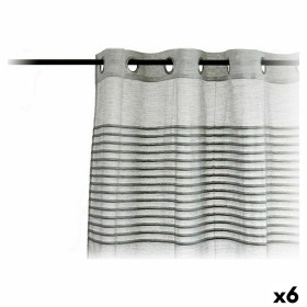 Cortinas 140 x 260 cm Gris claro (6 Unidades) de Gift Decor, Cortinas - Ref: S3624475, Precio: 60,11 €, Descuento: %