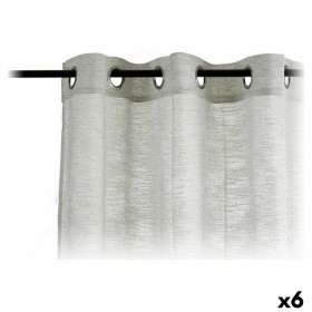 Curtains 140 x 260 cm Grey (6 Units) by Gift Decor, Curtains - Ref: S3624476, Price: 61,46 €, Discount: %