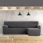 Capa para chaise longue de braço curto direito Eysa JAZ Cinzento escuro 120 x 120 x 360 cm de Eysa, Sofás - Ref: D1607141, Pr...