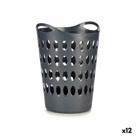 Cesto per i Panni Antracite Plastica 50 L 44 x 56 x 41 cm (12 Unità) di Kipit, Ceste per la biancheria - Rif: S3624480, Prezz...