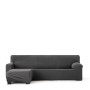 Funda para chaise longue de brazo corto izquierdo Eysa JAZ Gris oscuro 120 x 120 x 360 cm de Eysa, Sofás - Ref: D1607142, Pre...