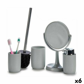 Bath Set Grey polypropylene (6 Units) by Berilo, Bathroom Accessory Sets - Ref: S3624496, Price: 75,87 €, Discount: %