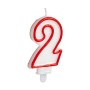 Candle Number 2 Birthday (12 Units) | Tienda24 - Global Online Shop Tienda24.eu