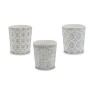 Cache-pot Modèle Blanc Gris Céramique 12,3 x 12 x 12,3 cm (144 Unités) | Tienda24 - Global Online Shop Tienda24.eu