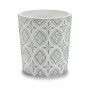 Cache-pot Modèle Blanc Gris Céramique 12,3 x 12 x 12,3 cm (144 Unités) | Tienda24 - Global Online Shop Tienda24.eu