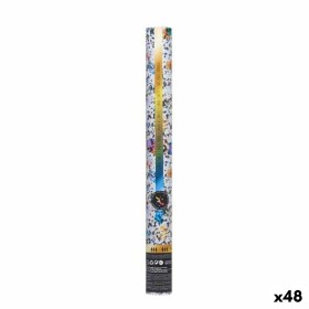 Canon à confettis Multicouleur Papier Carton Plastique 5 x 49 x 5 cm (48 Unités) de BigBuy Party, Accessoires de fête - Réf :...