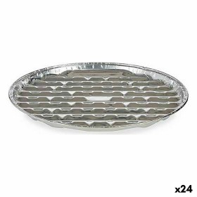 Set de Fuentes de Cocina Desechable Pizza Aluminio 32 x 3 x 32 cm (24 Unidades) de Kinvara, Moldes desechables - Ref: S362456...