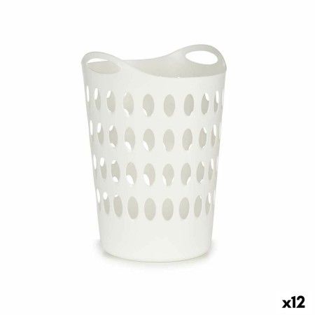 Panier à linge Blanc Plastique 50 L 44 x 56 x 41 cm (12 Unités) | Tienda24 - Global Online Shop Tienda24.eu