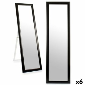 Miroir sur pied Noir Bois Verre 38 x 134 x 2,5 cm (6 Unités) de Gift Decor, Miroirs en pied - Réf : S3624610, Prix : 101,31 €...