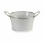 Planter Bucket White Silver Zinc 27,5 x 10,5 x 20 cm (24 Units) by Ibergarden, Cachepots - Ref: S3624652, Price: 47,11 €, Dis...