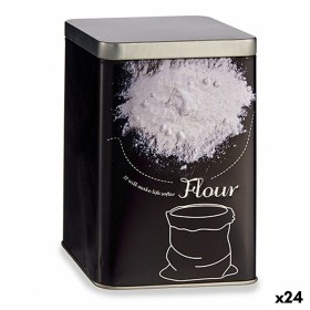 Bote Farinha Preto Metal 1 L (24 Unidades) de Kinvara, Armazenamento de alimentos - Ref: S3624669, Preço: 61,38 €, Desconto: %