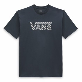 T shirt à manches courtes Vans Checkered Bleu Homm