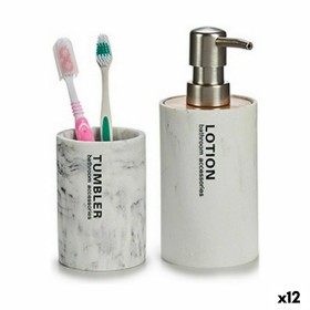 Dispenser di Sapone Resina Marmo 350 ml (12 Unità) di Berilo, Supporti e distributori - Rif: S3624674, Prezzo: 55,91 €, Scont...