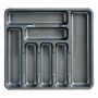 Organizador de Talheres Cinzento Plástico 39 x 5 x 42,5 cm (15 Unidades) de Kinvara, Prateleiras e estantes - Ref: S3624687, ...