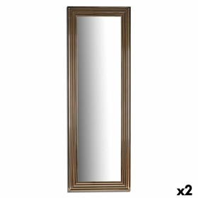 Wall mirror Stripes Golden Wood Glass 53 x 154,3 x 3 cm (2 Units) by Gift Decor, Wall-Mounted Mirrors - Ref: S3624689, Price:...