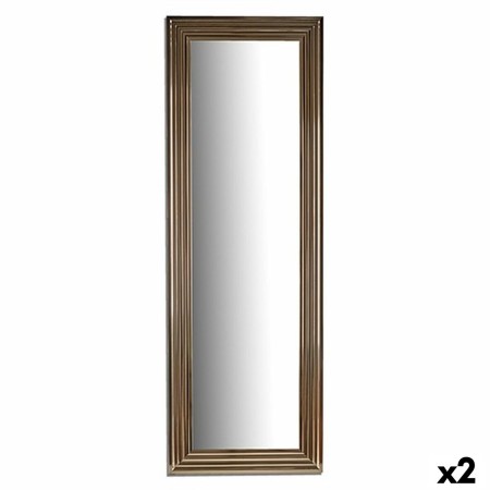 Miroir mural Rayures Doré Bois verre 53 x 154,3 x 3 cm (2 Unités) de Gift Decor, Miroirs muraux - Réf : S3624689, Prix : 99,5...