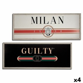 Cuadro GUILTY MILAN Aglomerado 2 x 46 x 121 cm (4 Unidades) de Gift Decor, Pinturas artísticas - Ref: S3624703, Precio: 90,71...