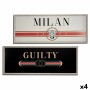 Cuadro GUILTY MILAN Aglomerado 2 x 46 x 121 cm (4 Unidades) | Tienda24 - Global Online Shop Tienda24.eu