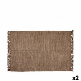 Alfombra Marrón 180 x 120 cm (2 Unidades) de Gift Decor, Alfombras infantiles - Ref: S3624720, Precio: 29,75 €, Descuento: %