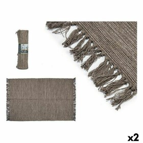 Teppich Braun 120 x 80 x 1 cm (2 Stück) von Gift Decor, Teppiche - Ref: S3624721, Preis: 15,28 €, Rabatt: %