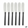 Butter Knife Black Silver Stainless steel Plastic Butter Knife (12 Units) by Kinvara, Knives - Ref: S3624737, Price: 29,23 €,...