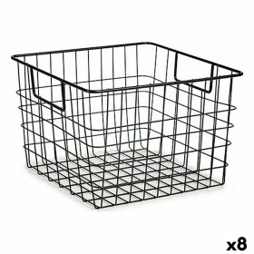 Cesto Con manici Nero Acciaio 29 x 19,5 x 32 cm (8 Unità) di Kinvara, Scatole e cassapanche - Rif: S3624771, Prezzo: 59,01 €,...