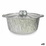 Set di Teglie da Cucina Alluminio 29 x 26 x 12 cm Monouso Con coperchio Pentola (12 Unità) di Kinvara, Stampi usa e getta - R...