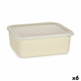 Storage Box with Lid Yellow 17 x 8 x 23,5 cm (6 Units) by BigBuy Home, Storage boxes and chests - Ref: S3624853, Price: 32,67...