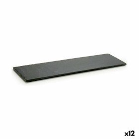 Snack tray Black Board 50 x 0,5 x 15 cm (12 Units) by Kinvara, Plates and dishes - Ref: S3624984, Price: 31,74 €, Discount: %