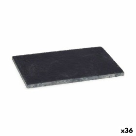 Plateau apéritif Noir Ardoise 10 x 0,5 x 15 cm (36 Unités) de Kinvara, Plats et plateaux - Réf : S3624986, Prix : 35,49 €, Re...