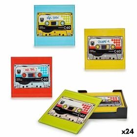 Posavasos Set Fieltro Cristal 10 x 10 cm Cassette (24 Unidades) de Gift Decor, Posavasos - Ref: S3625016, Precio: 46,31 €, De...