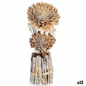 Decorative Flower Natural 13 x 37 x 14 cm (12 Units) by Gift Decor, Artificial Flowers - Ref: S3625041, Price: 75,52 €, Disco...