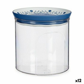 Gefäß Stefanplast Tosca Luftdicht Blau Kunststoff 700 ml 11,7 x 11 x 11,7 cm (12 Stück) von Stefanplast, Luftdichte Gläser un...