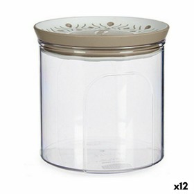 Gefäß Stefanplast Tosca Luftdicht Beige Kunststoff 700 ml 11,7 x 11 x 11,7 cm (12 Stück) von Stefanplast, Luftdichte Gläser u...