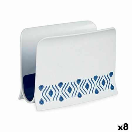 Napkin holder Stefanplast Tosca Blue Plastic 8,8 x 11 x 15 cm (8 Units) | Tienda24 - Global Online Shop Tienda24.eu